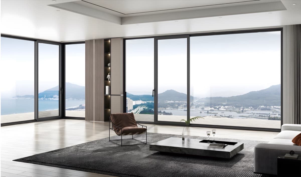 S132 Side-Pressed Window — S132 Series aluminium exterior windows