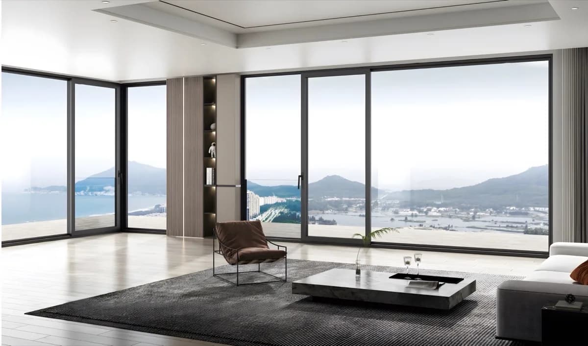 S132 Side-Pressed Window — S132 aluminium system