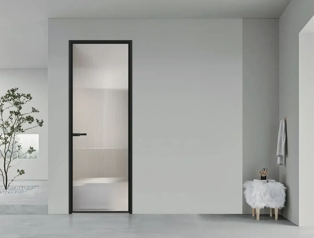 PINDÉ 1645 Bathroom Door Set — aluminium interior door or partition